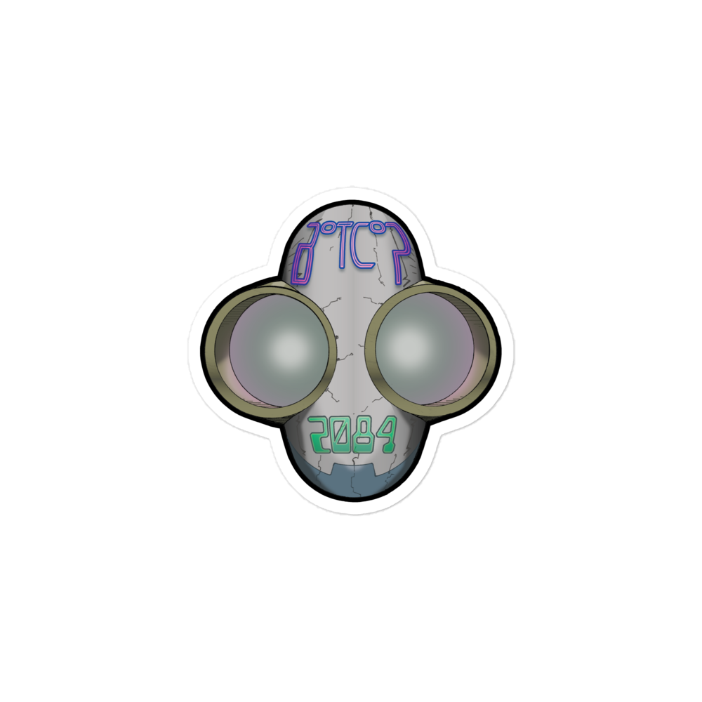 BotCop 2084 Fish-Eye Vinyl Sticker